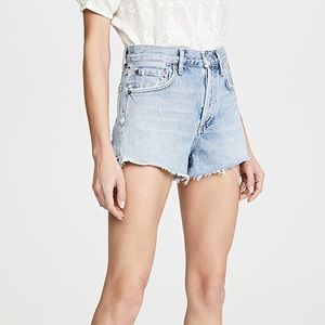 AGOLDE Parker Vintage Loose Fit Cut-Off Shorts Size 29
